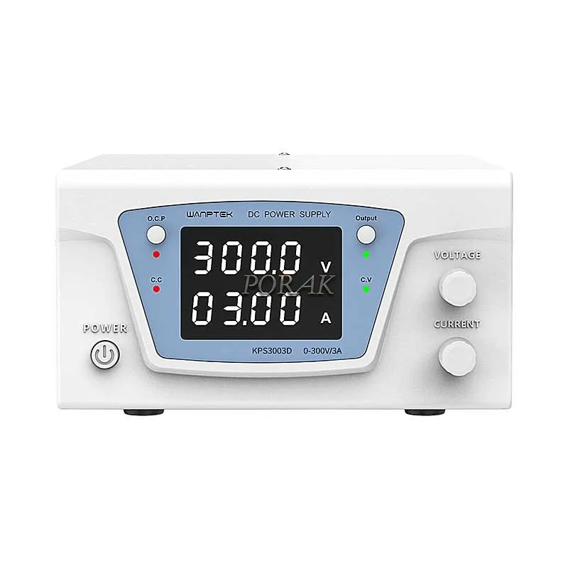 300V 3A KPS3003D 220V Прецизионный переменный регулируемый источник питания постоянного тока с цифровым регулированием для лабораторной разработки и производства. Определение старения включено.