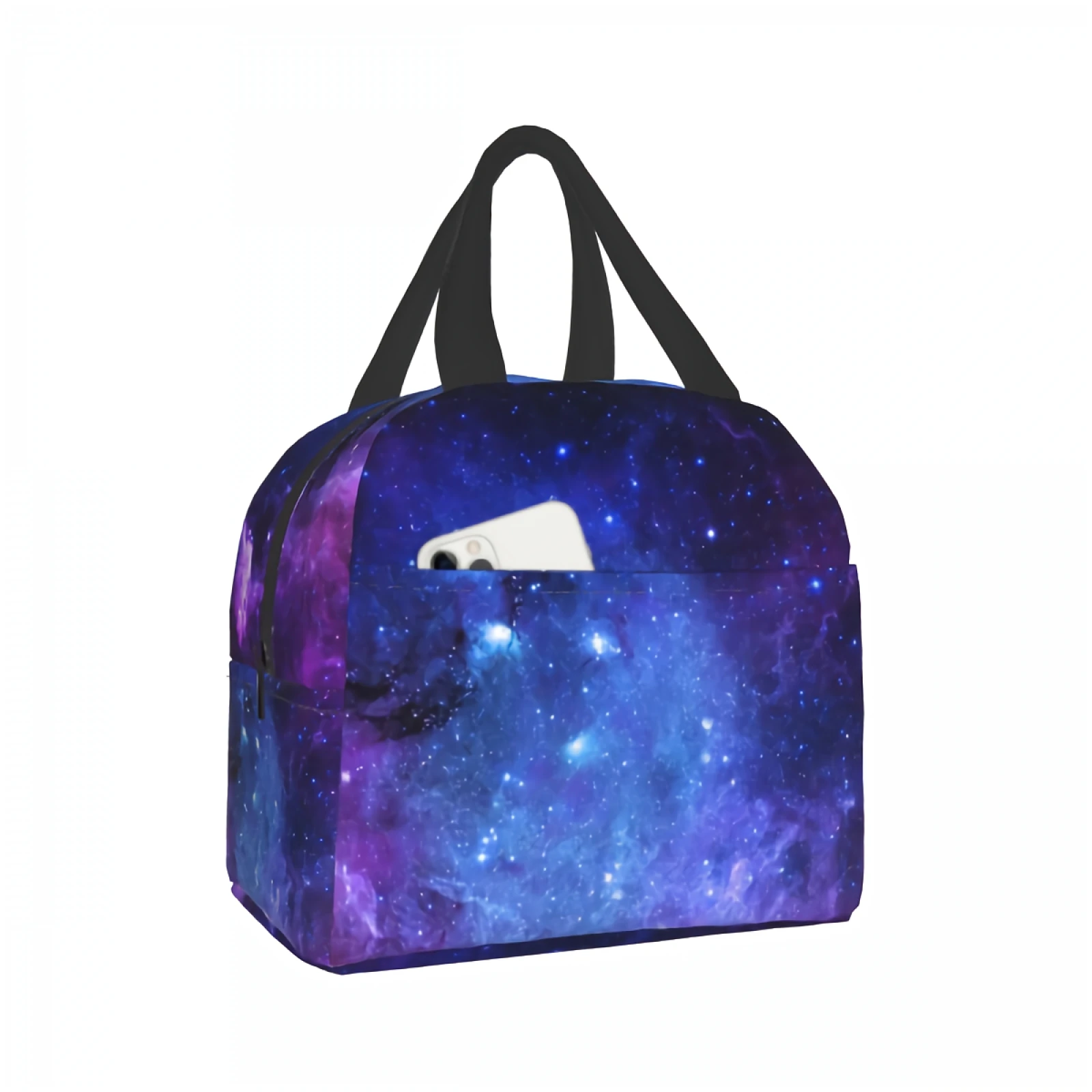 

Изолированная сумка-холодильник для ланча для женщин и мужчин с передним карманом