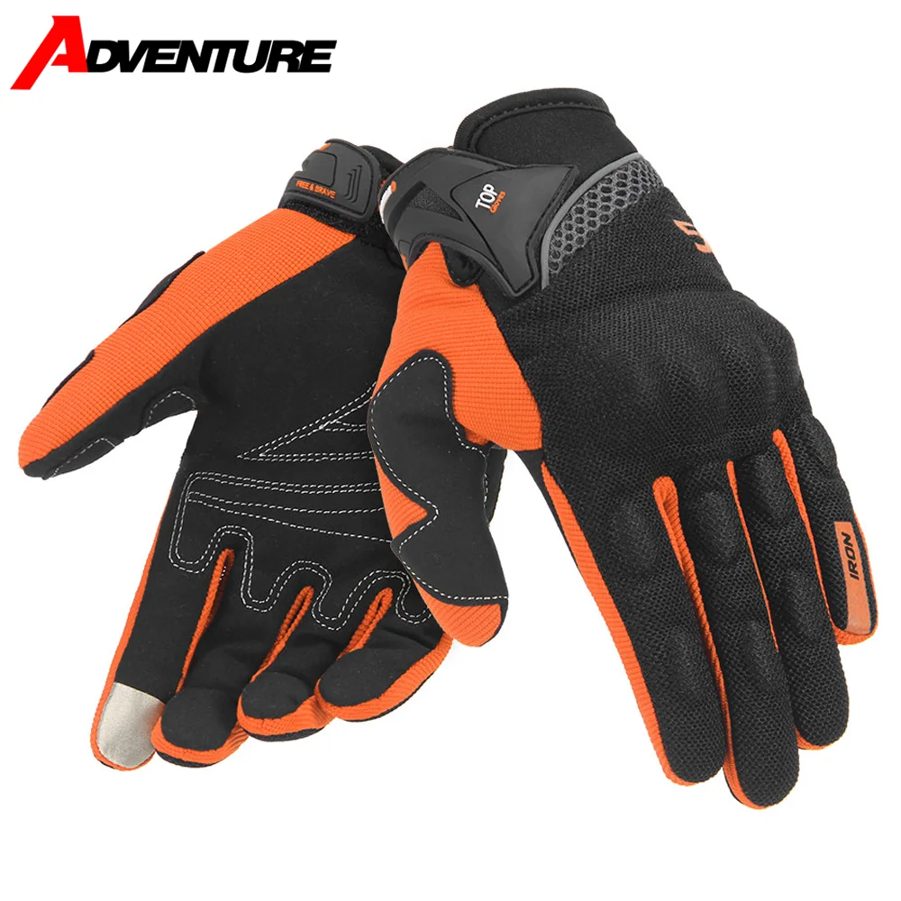 

Motorcycle Gloves Four Seasons Breathable Guantes Moto Men's Gloves Ridding Gloves Protective Anti-fall Motorcycle Accessories