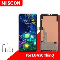 for lg v50 thinq lcd display touch screen digitizer assembly for lg v50 thinq lcd screen with tools