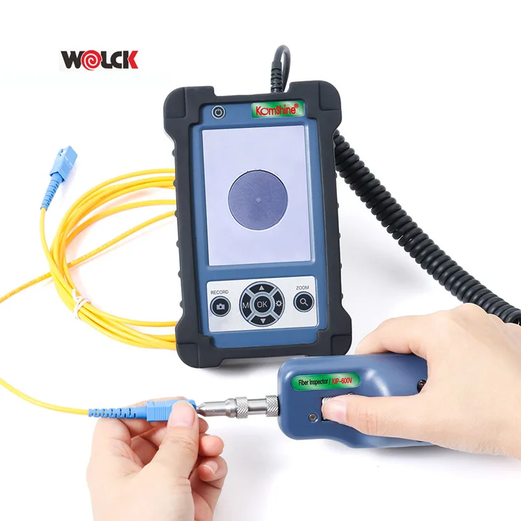 Video LCD Display KIP-600v Hand-held Optical Fiber End Face Contamination Detector