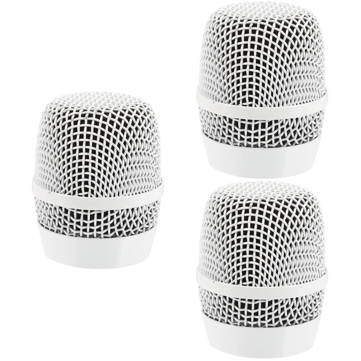 

3pcs Mic Metal Ball Head Replacement Microphone Accessory Microphone Metal Part