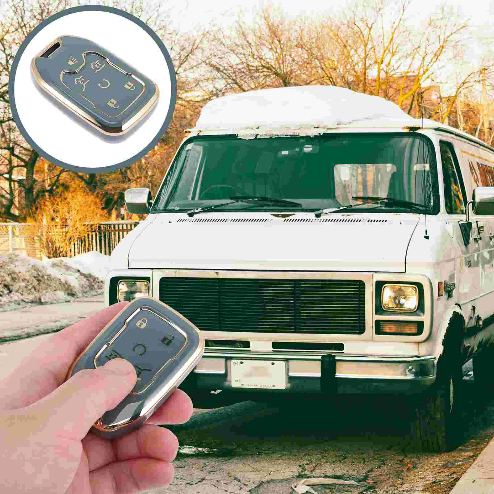 

Key Fob Car Cover Case Protector Holder Remote Shell Chainorganizers Auto Keychain