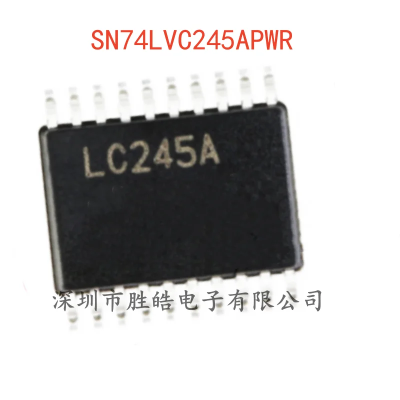 

(10PCS) NEW SN74LVC245APWR 74LVC245 Three-State Output Eight-Way Bus Transceiver Chip TSSOP-20 Integrated Circuit