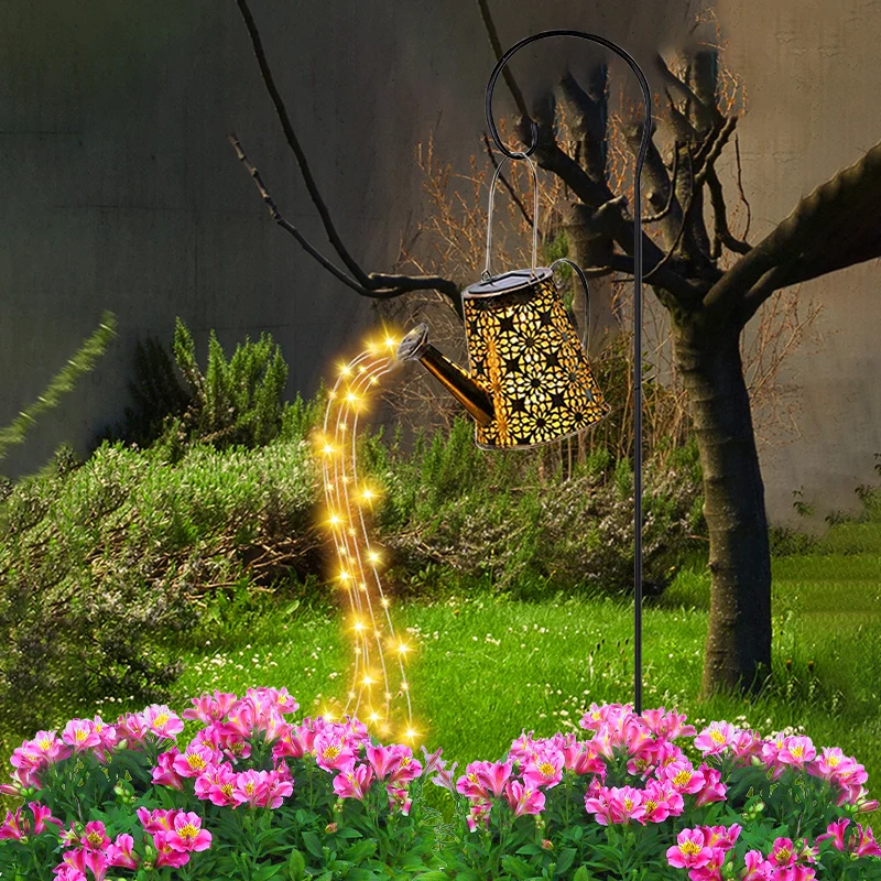 

Solar LED Garden Fairy Lights Waterproof Lithium Battery Modern Art Deco Solar Outdoor Lights Garland Gardening Lamp Accessories