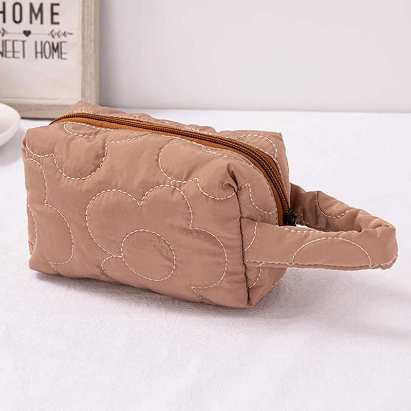 

Cosmetic Bags Portable Women Large Capacity Cotton Makeup Storage Bag Beauty Case For Girls Fashion