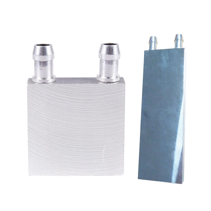 

2Pcs CPU Radiator Water Cooling Block Liquid Water Cooler Heat Sink For Computer CPU Radiator - 40X120x12mm & 40X40x12mm