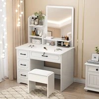 dressing table bedroom storage cabinet one modern minimalist small apartment european style makeup table home