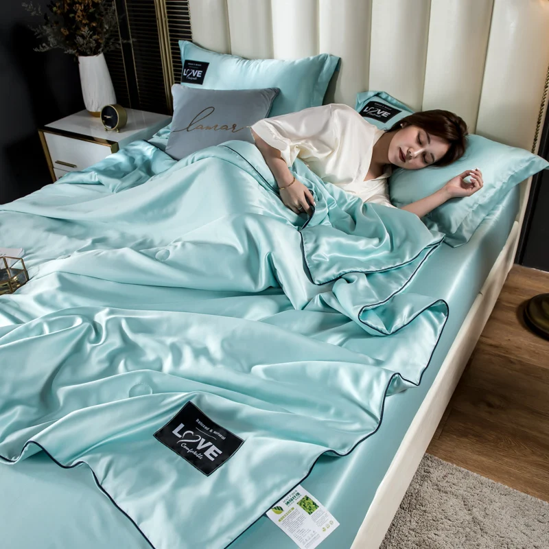 

Шелковое одеяло SINONICS, летнее, двойной размер