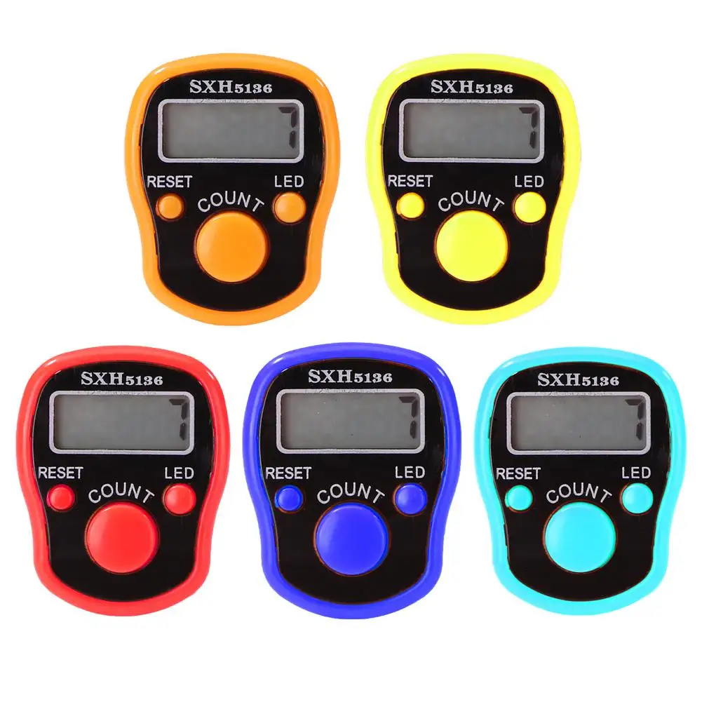 

Plastic LCD Display Finger Counter LED Luminous Electronic Tally Counter