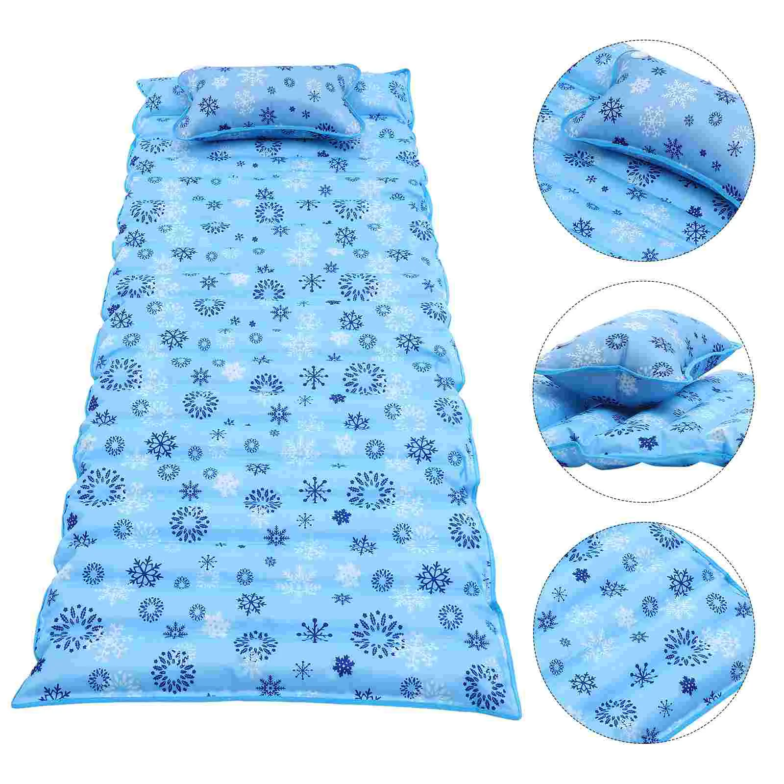 

Tent Sleeping Mat Water Ice Mattress Pad Cool Cushion Summer Injection Bed Cooling Camping Inflatable