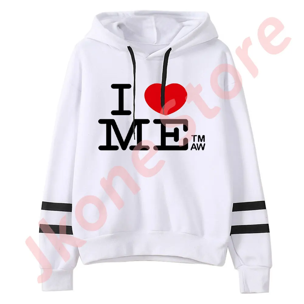 Tate McRae I Love Me Logo Merch пуловеры с капюшоном без карманов рукавами параллельными