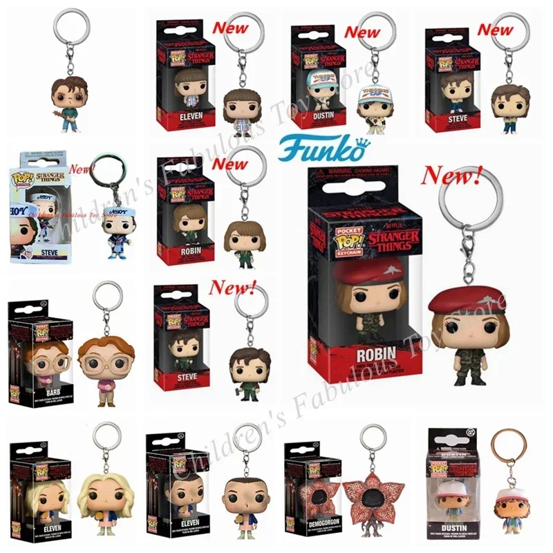 13 стилей новейшие карманные брелки FUNKO POP Demogorgon Dustin Eleven Freddy Steve Robin Barb экшн-фигурки