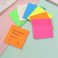 50sheets transparent memo pads waterproof self adhesive note label sticker index error correction marker notepad school supplies
