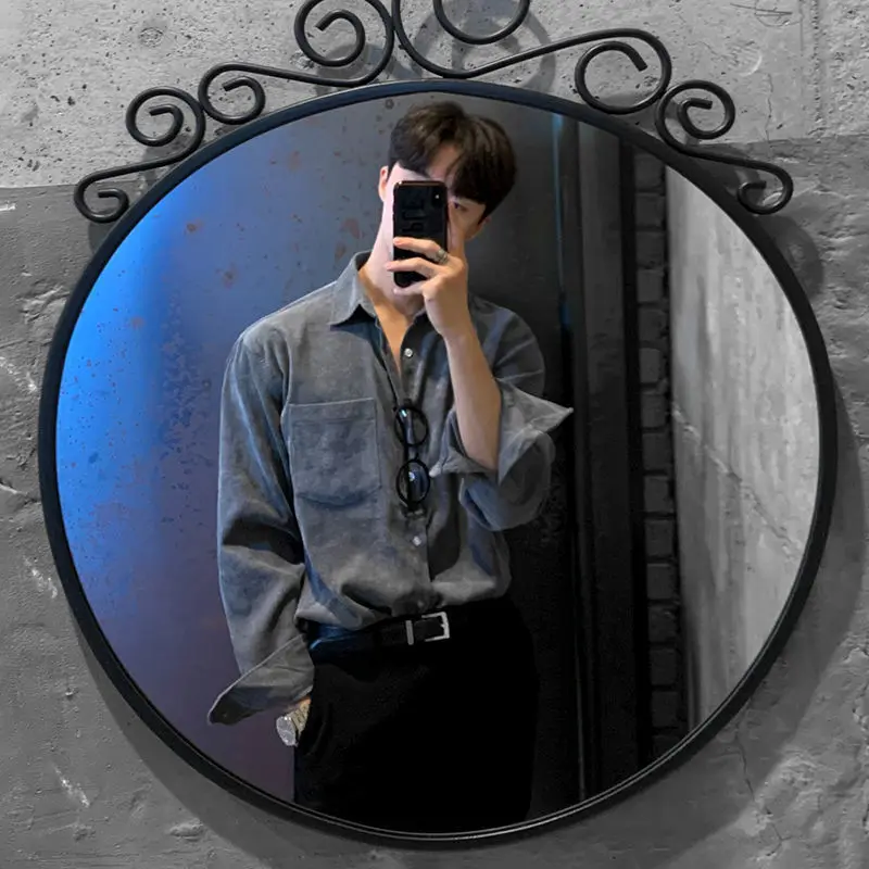 Мужская Вельветовая рубашка однотонная Повседневная Свободная с длинными