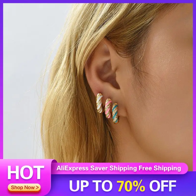 

Not Easy To Oxidize Earrings Not Oxidized 1 Pair Earrings Earring Zircon Earrings Small And Exquisite 2g Round Earrings Copper