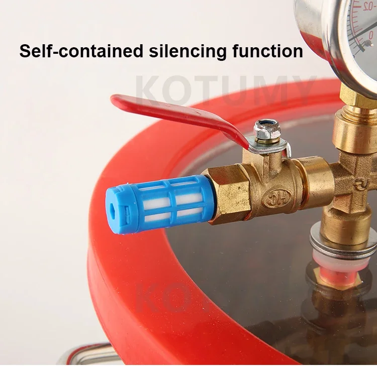 Вакуумная дегазирующая камера из нержавеющей стали 2/3/5 галлона вакуумный