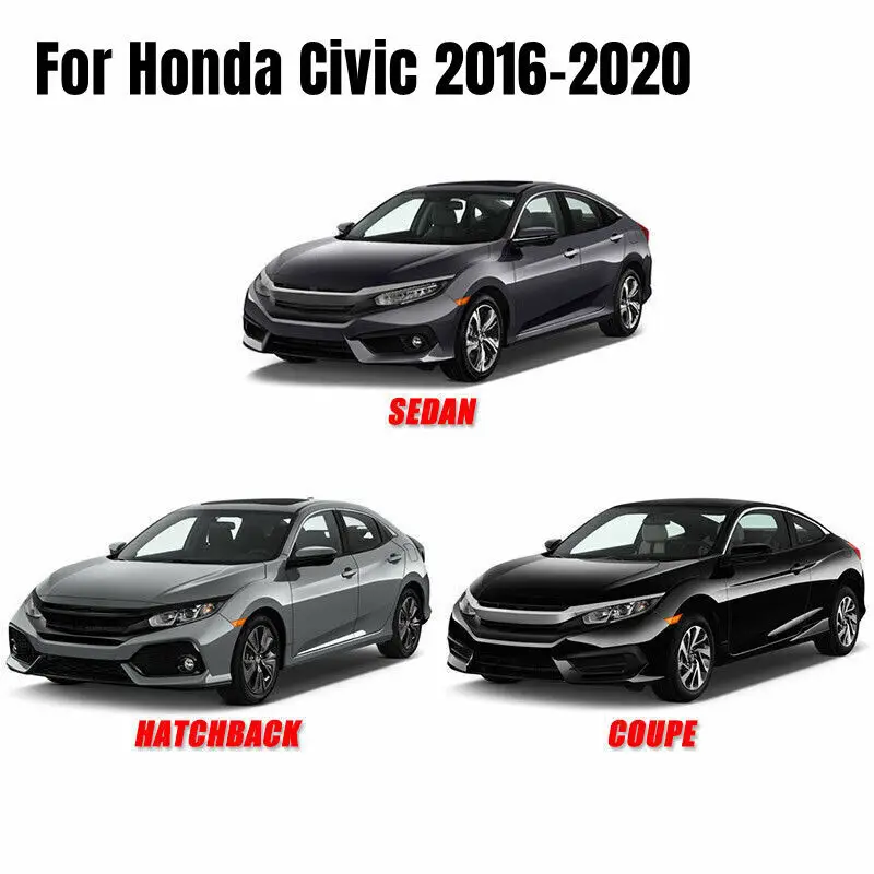 Для Honda Civic 10 2016 2017 2018 2019 2020 автомобильное боковое зеркало заднего вида крышка