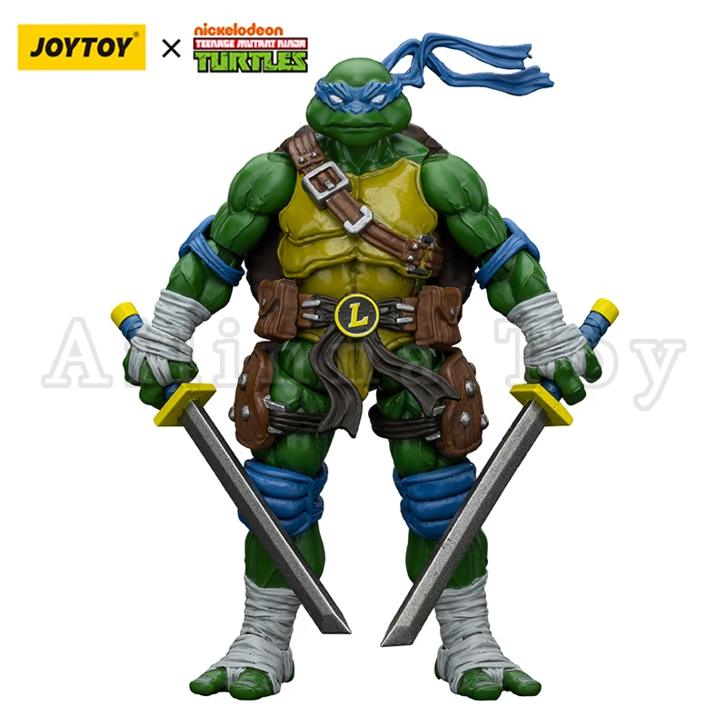 Фото [PRE-ORDER] JOYTOY 1/18 Фигурка Черепашки-Michelangelo Donatello Leonardo Raphael Перевыпускная версия Аниме-игрушка №3