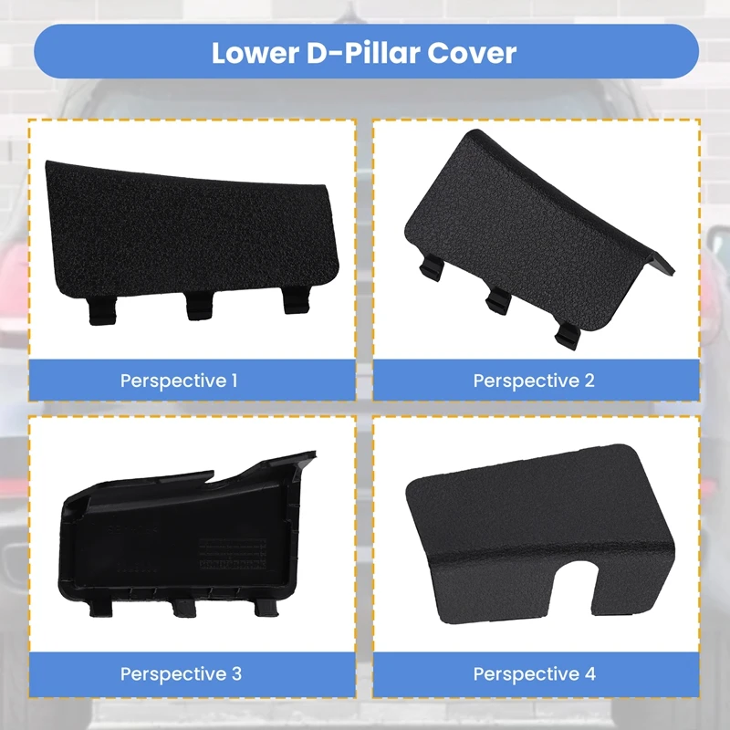 Для BMW X5 F15 F85 2011-2018 автомобильная нижняя крышка D-Pillar