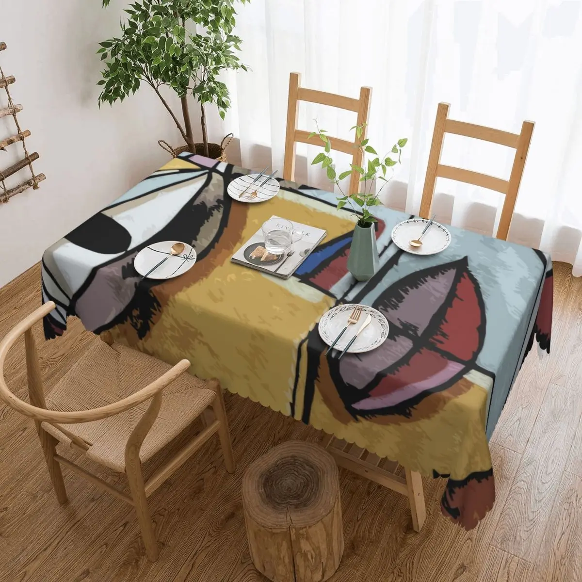 

Rectangular Tablecloth Tablecloth Fit 40"-44" Table Cloth Table Cover