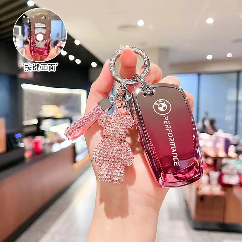 Подходит для BMW 5 серии 3/X3/X1/X5/i3/530/полный брелок искусственная кожа праздничный