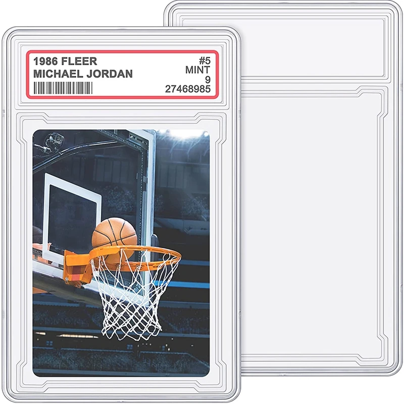 

Trading Cards Protector Case Acrylic Baseball Card Holders With Label Position For Card Collector Sport Card Case (48Pc)
