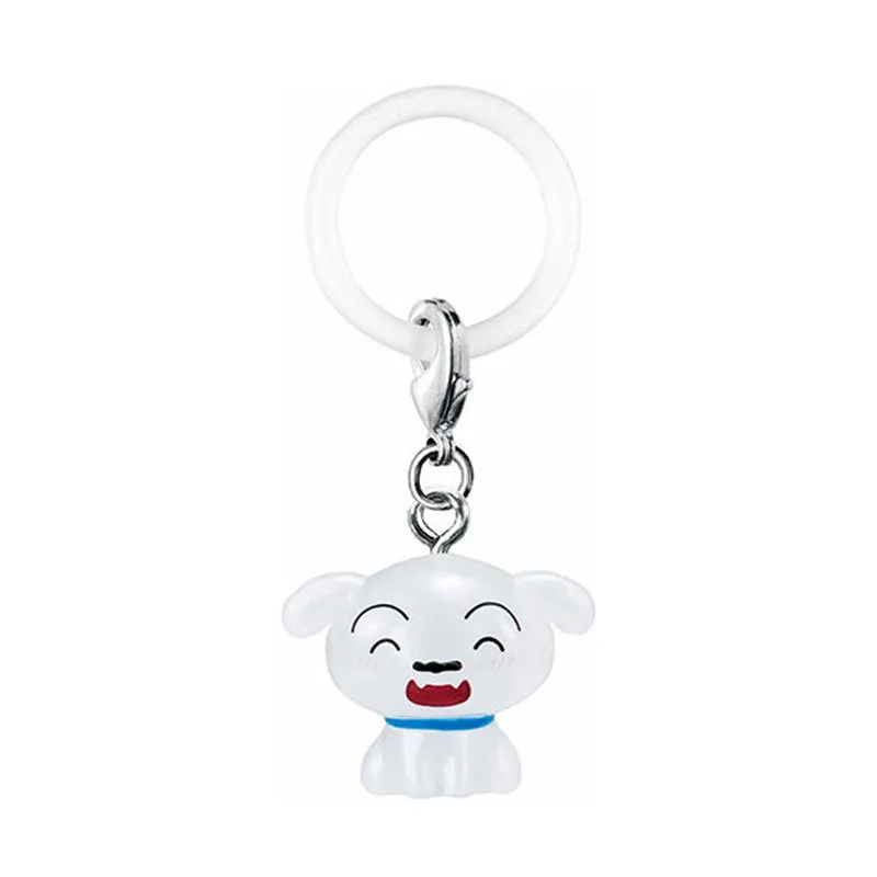 Фото Брелок-гашапон Bandai Crayon Shin-Chan, выпуск 03, подвеска с персонажем Широ, декоративное украшение для сумки №3