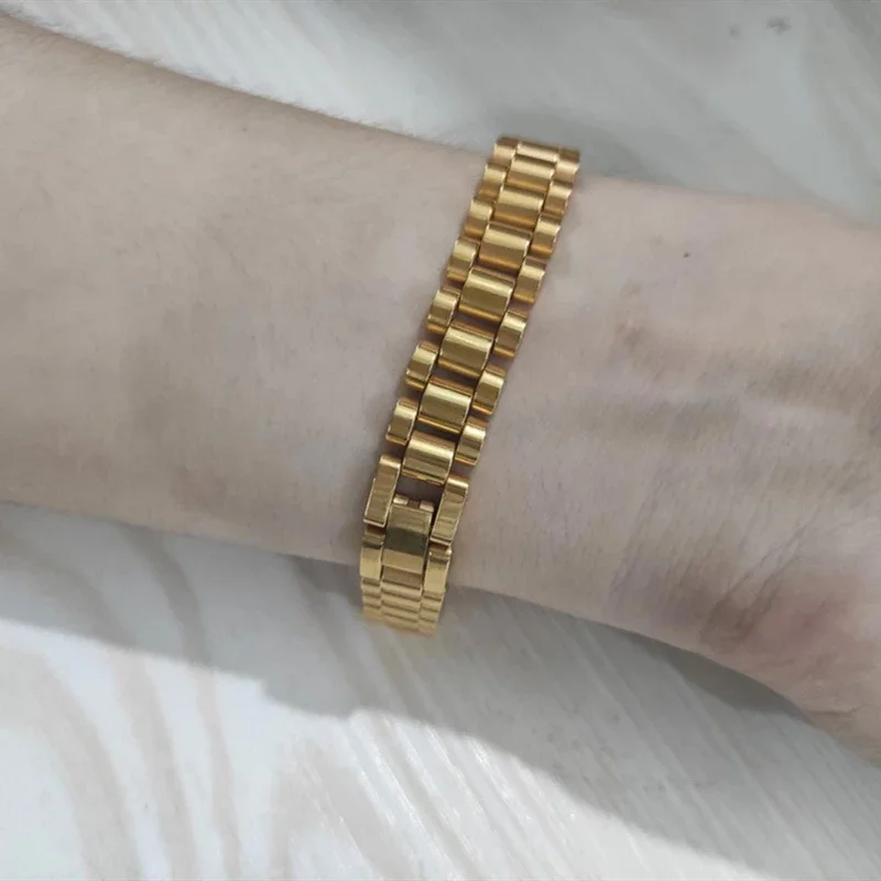 Мужские браслеты из нержавеющей стали с идентификационным номером ширина 15 мм