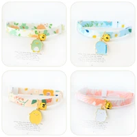cat collar kitty dog bell safety buckle necklace cute jewelry colorful cartoon