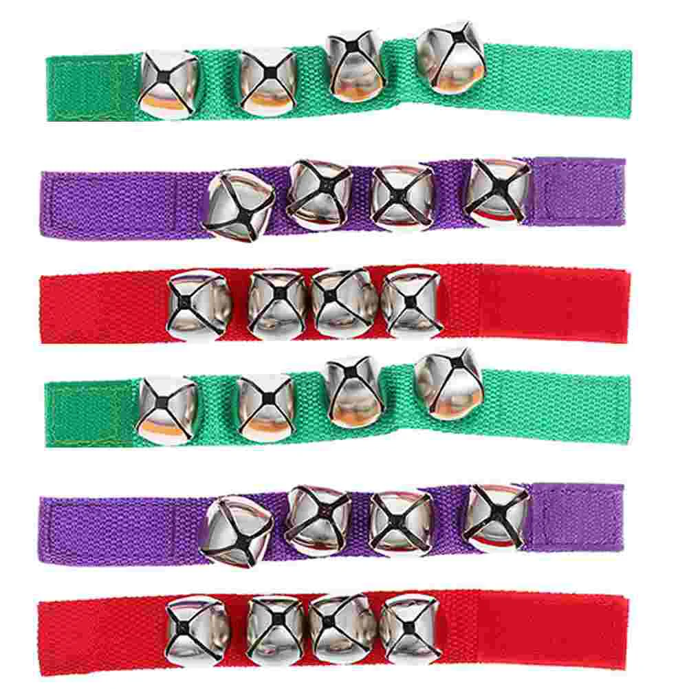 

Bells Wrist Party Bell Ankle Bracelets Jingle Percussion Christmas Shaking Bracelet Tambourine Rhythm Instruments Band Favors