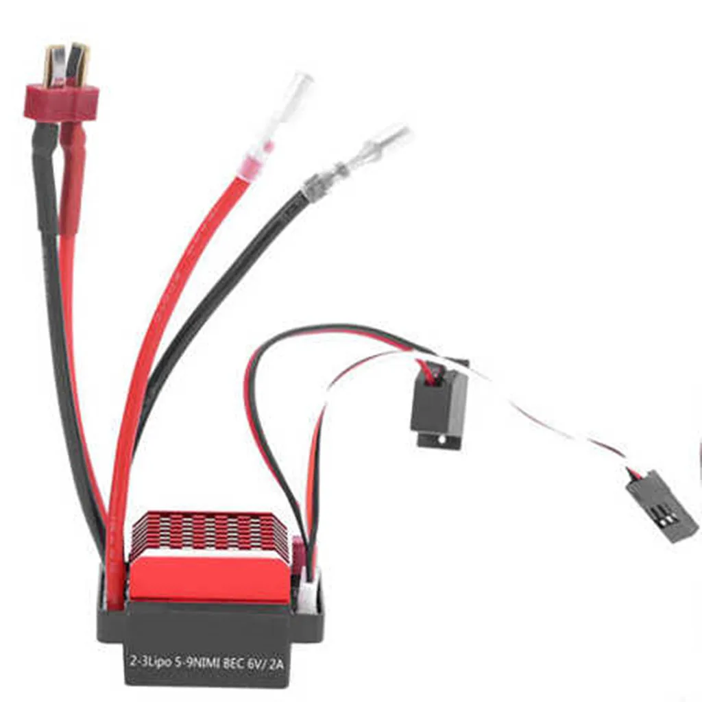 60A матовый ESC электрический регулятор скорости 6V/2A BEC для 1/10 RC автомобилей Traxxas TRX4 Trx6 D90 HSP Redcat 4WD Tamiya Axial SCX10 HPI