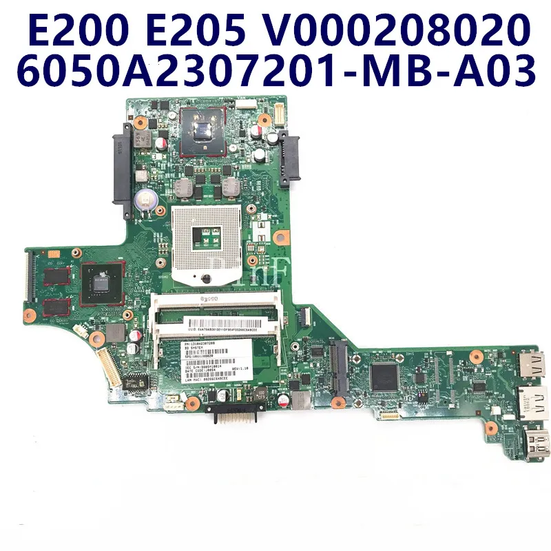 

Mainboard For Toshiba Satellite E200 E205 E206 V000208020 S989 6050A2307201-MB-A03 Laptop Motherboard 100% Full Working Good