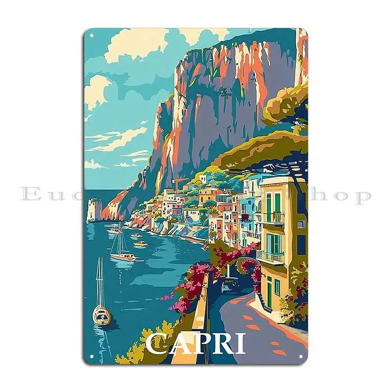 

Металлическая вывеска Capri