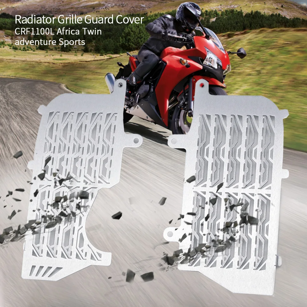 

CRF 1100L Motorcycle Radiator Grille Oil Cooler Guard Cover Protector For Honda CRF1100L Africa Twin adventure Sports 2020 2021
