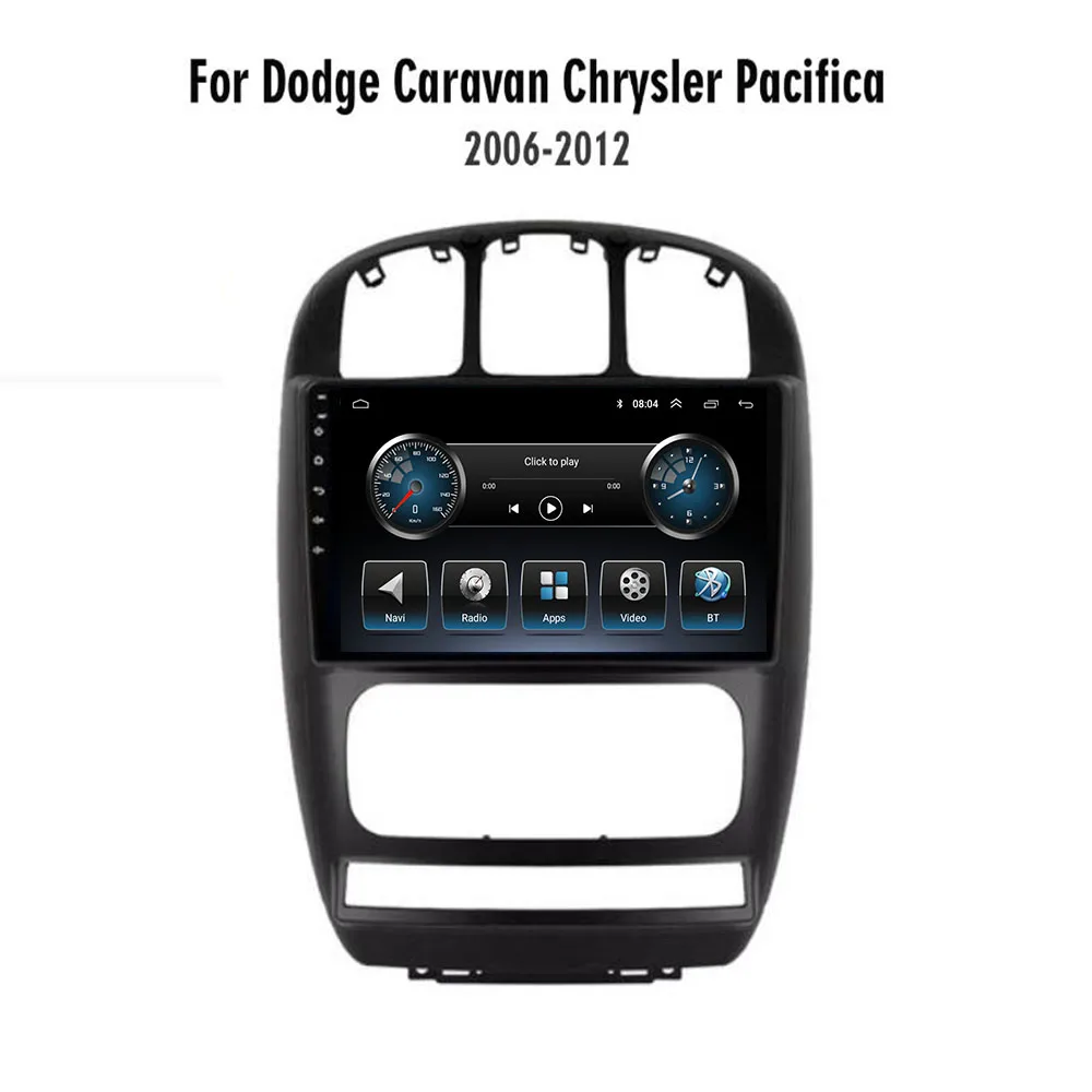 

8G+128 For Dodge Caravan 4 For Chrysler Voyager RG RS Town&Country RS 2000-2007 Android 12 System Car Radio Mutimedia Player GPS