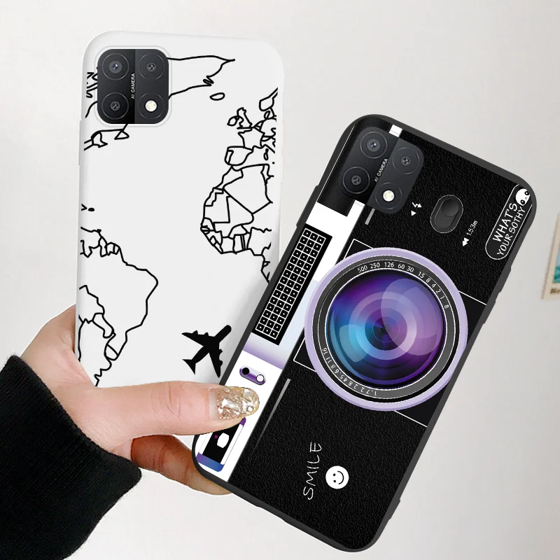 Для OPPO A15 4G A 15 чехол для телефона OPPOA15 динозавр защитное животное сова мягкий