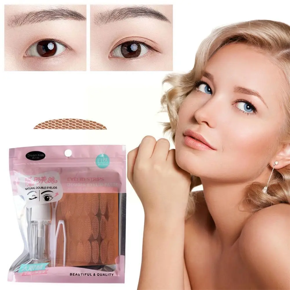 

480/360 Pcs Makeup Lids Stripes Invisible Fold Paste Stripe Stripes Eyelid Tightening Breathable Eyelid Adhesive Mesh Xl/l/ F5o3