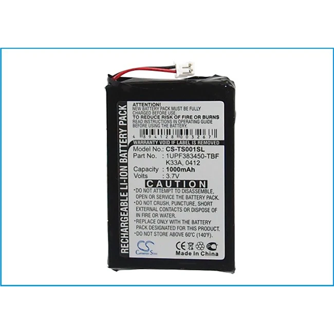 

Аккумулятор Cameron Sino 1000 мАч для Toshiba 1UPF383450-830 1UPF383450-TBF K33A Gigabeat MES30VW MES30V MES60V MES60VK