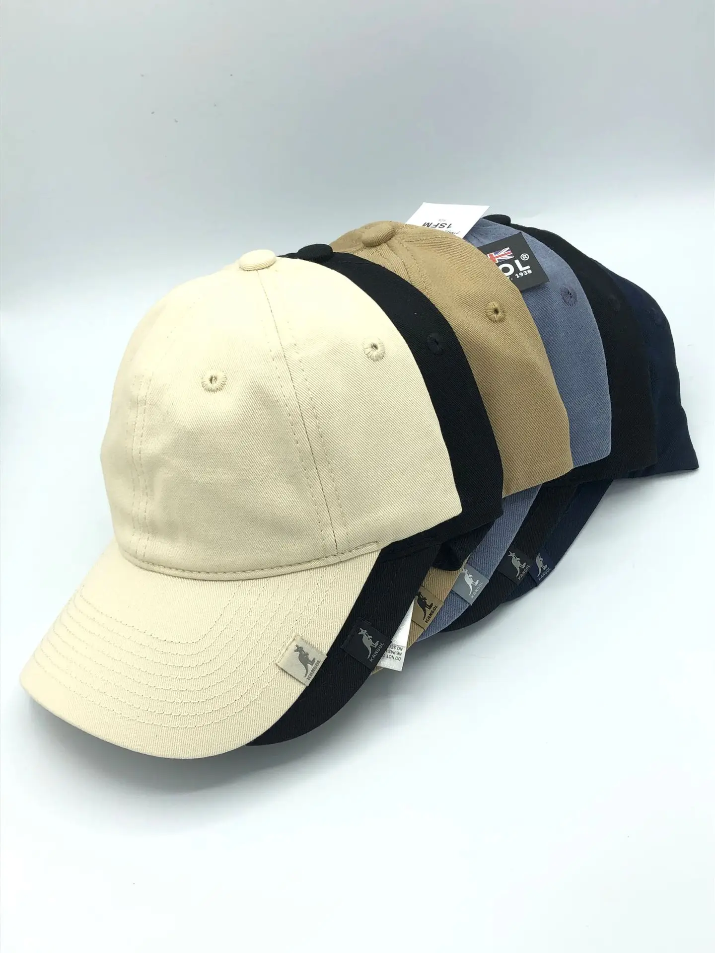 

Kangol Tide Brand Side Standard Baseball Cap Female Kangaroo Cap Washed Cloth Sun Hat Ventilation Hole Ins Super Fire Hat Female