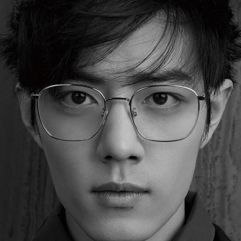 Модные корейские очки унисекс с защитой от синего излучения плоская большая