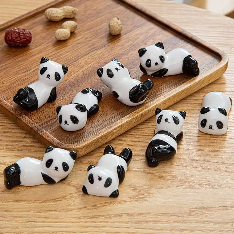 

Cute Panda Chopstick Rest Set of 2 Party UK Novelty Lovely Kawaii Gift China