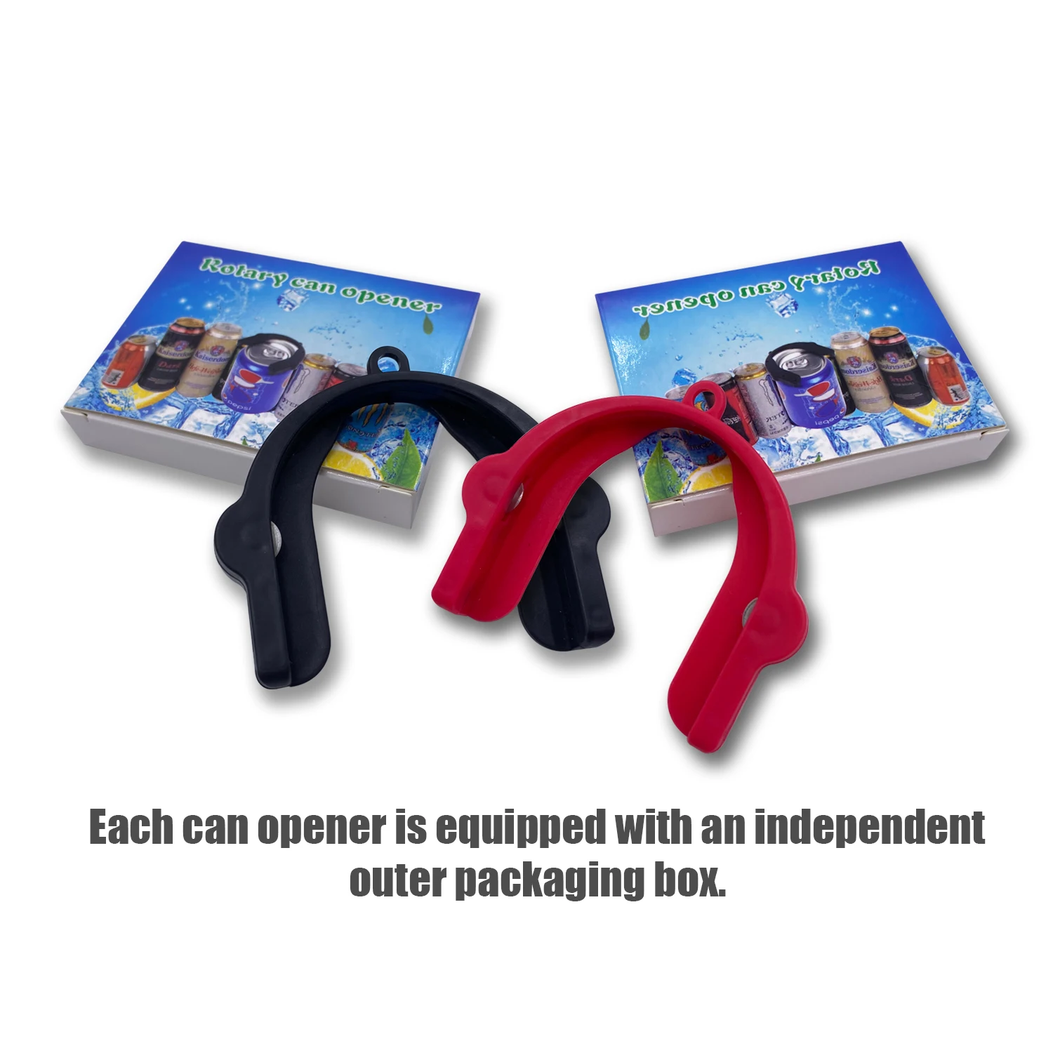 

2PCS Outdoor Tool Universal Topless Tiny Slicer Portable Can Opener Protable