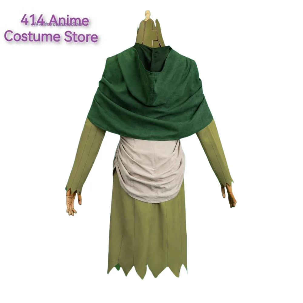 Аниме Delicious in Dungeon Mithrun Косплей Костюм Парик Комплект Meshi Волшебная Одежда