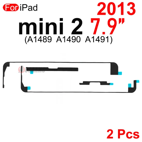 2 шт./лот для Apple iPad mini 1/2/3/4/5/6 7,9 дюйма A1432 A1489 A1599 A1538 A2133 A2567 ЖК-дисплей с сенсорным экраном, клейкая наклейка