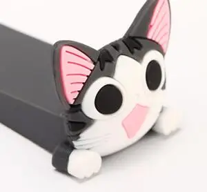 

Силиконовый дверной стопор кошка