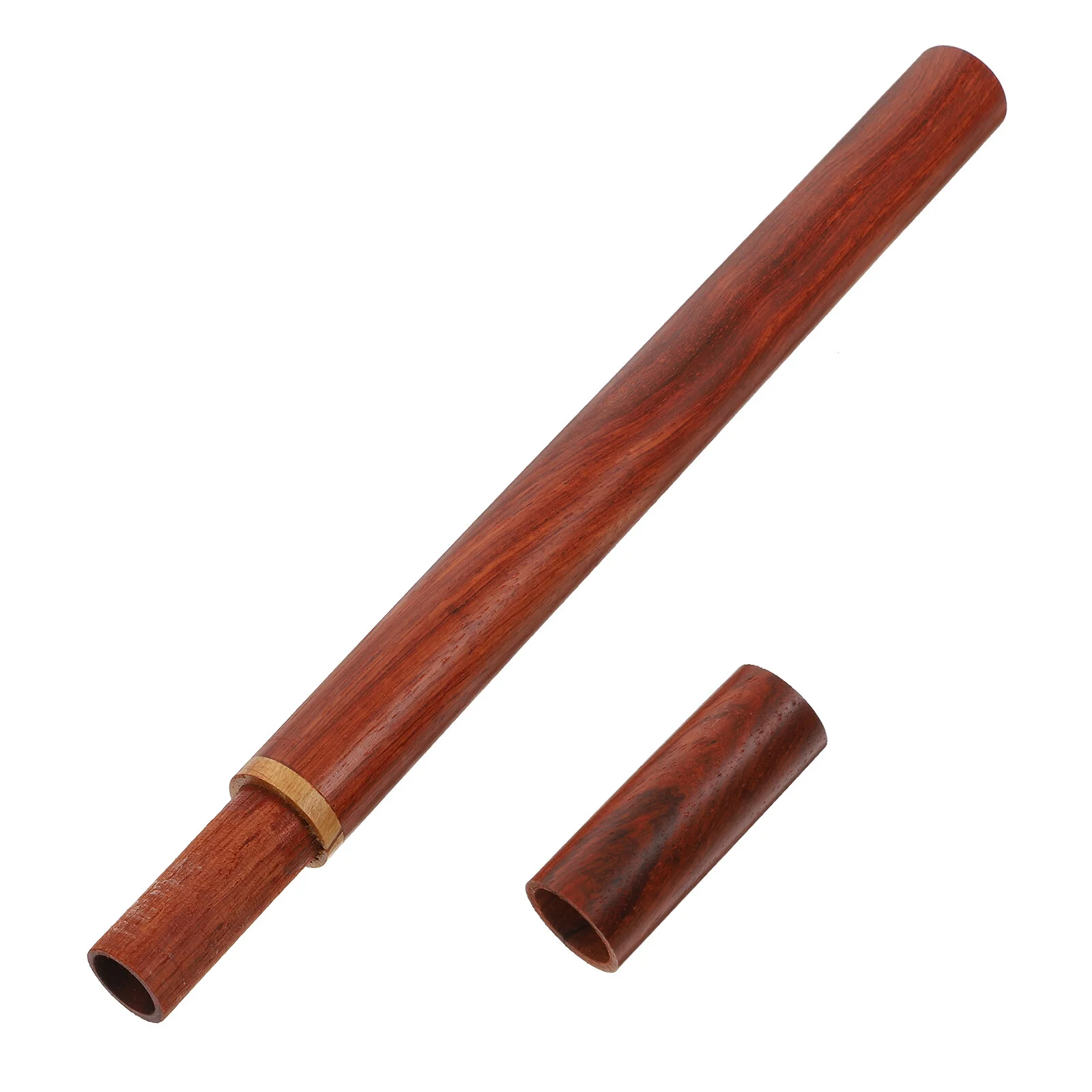 

Rosewood Cuttings Wooden Tube Decor Creative Holder Waterfall Burner Decorate Stick Barrel Durable Storage Home Travel