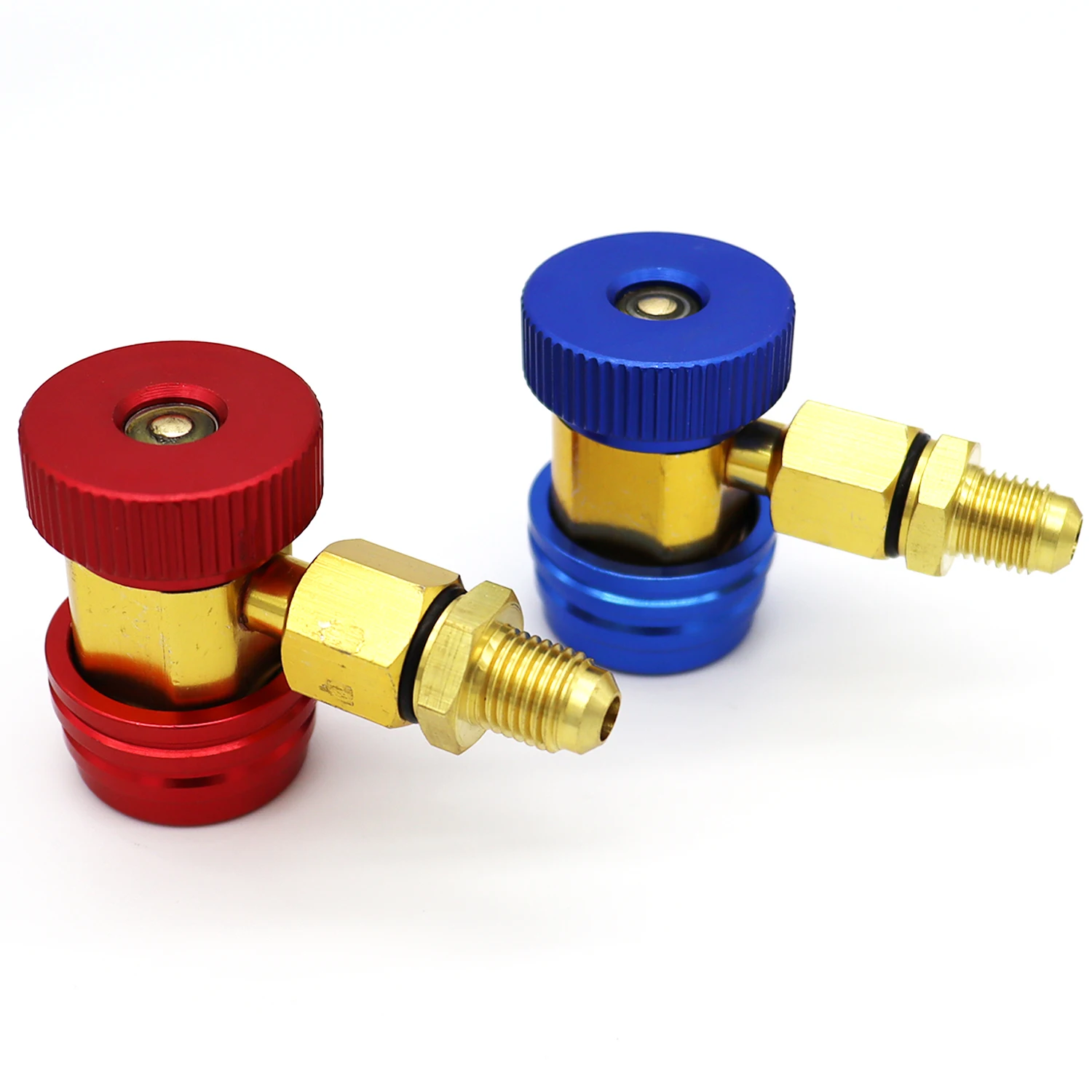 Freon R1234YF/R134A быстроразъемный соединитель для автомобиля латунный Регулируемый