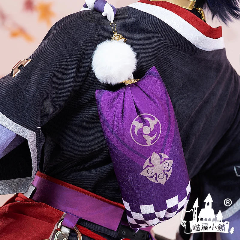 Аниме игра Genshin Impact Scaramouche Боевая форма красивый костюм для вечеринки Косплей