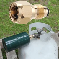 portable connector outdoor camping pressure reducing valve gas refill adapter cylinder tank coupler propane adapter
